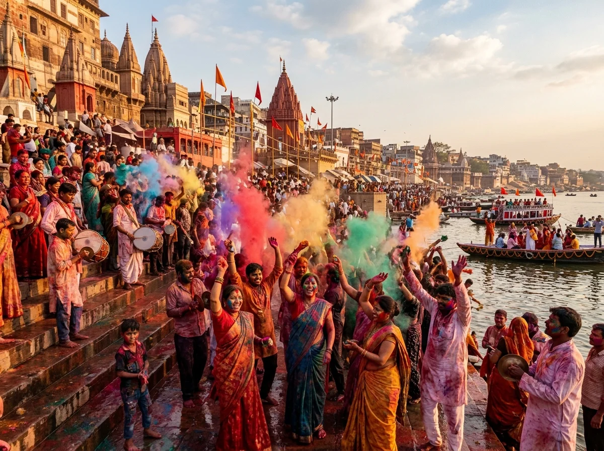 Holi in Kashi